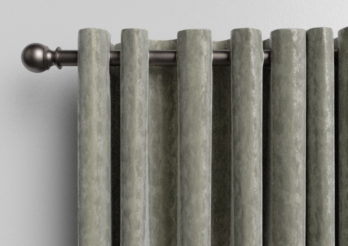 Crushed Velvet, Ivory - Made to Measure Curtains - Image 12